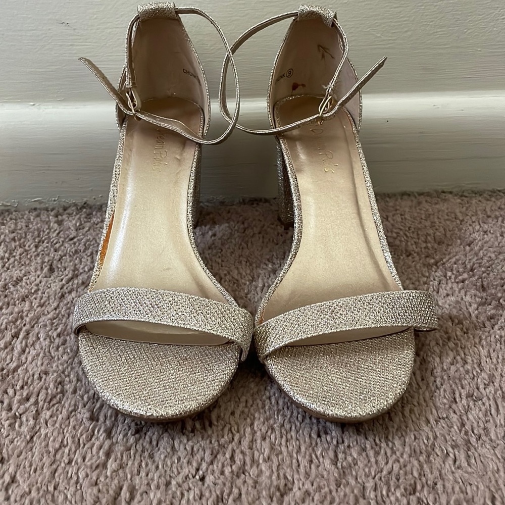 Gold heels